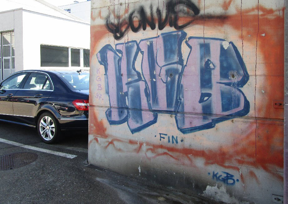 KGB graffiti zuerich