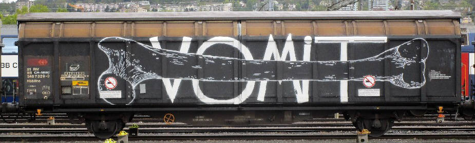 vomit bone freight