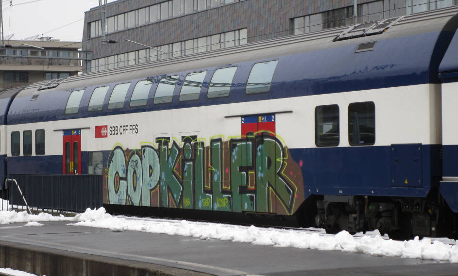 KCBR Copkiller SBB Graffiti