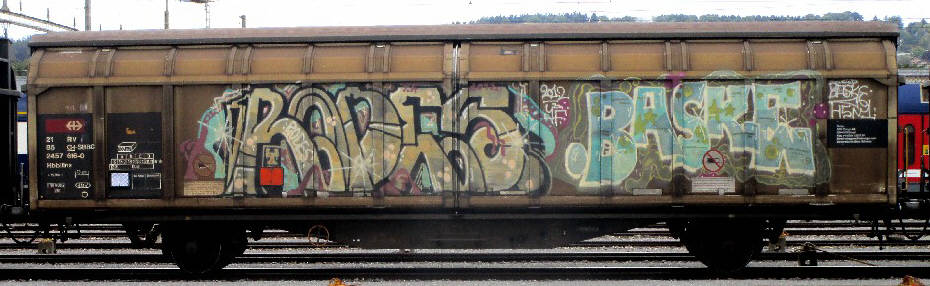 rodes baske freight graffiti