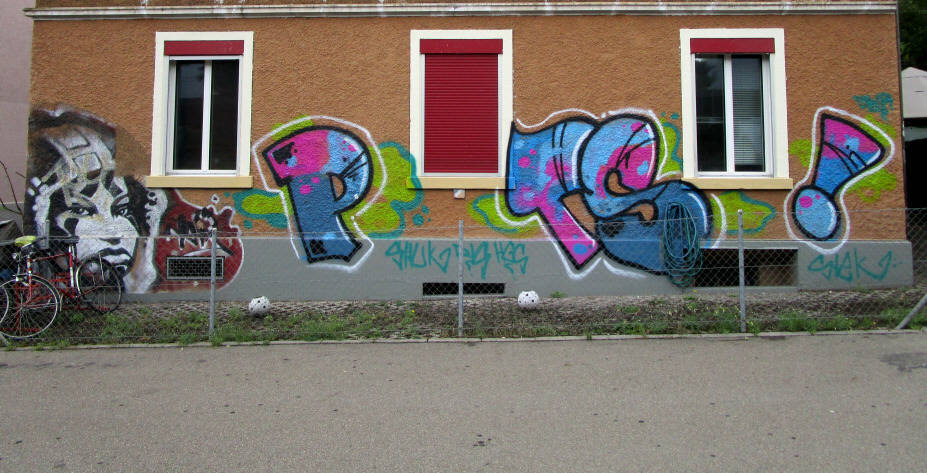 TAGA 47 und PTS  graffiti zuerich zürigraffiti
