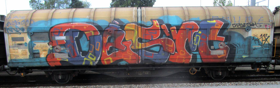 DESM SBB-Güterwagen graffiti zürich