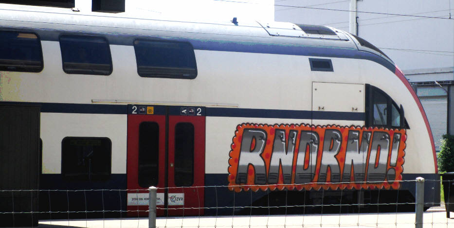 RND S-Bahn Train Graffiti Zürich