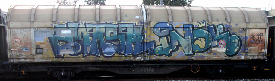 2mask inok sbb-güterwagen graffiti zürich