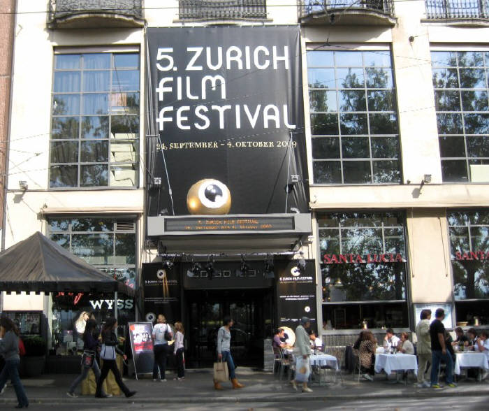 KINO CORSO ZRICH BELLEVUE THEATERSTRASSE. 5. ZURICH FILM FESTIVAL