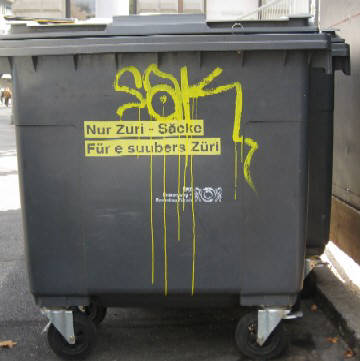 SAK graffiti tag zrich all cops are bastards