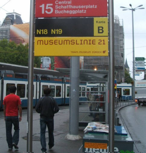 bellevue zrich tramhaltestelle VBZ Zri-Linie