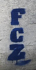 FCZ Schablonen-Graffiti FC Zrich