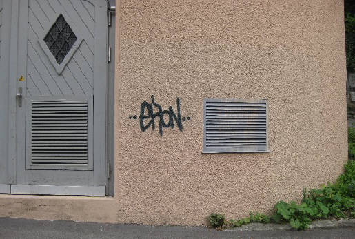 ERON graffiti tag zrich