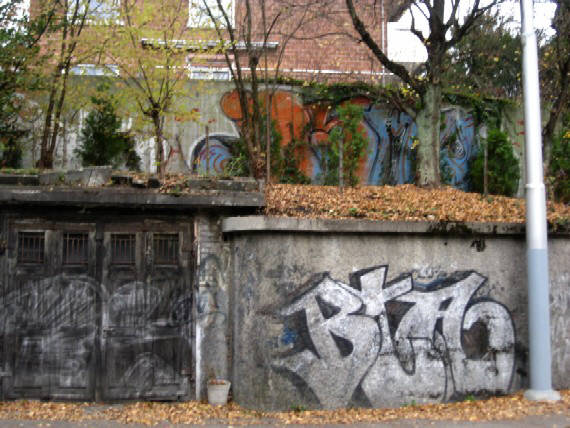 Bergstrasse Zrich BTA graffiti zrich