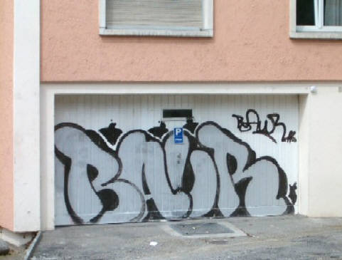 BAUR graffiti zrich