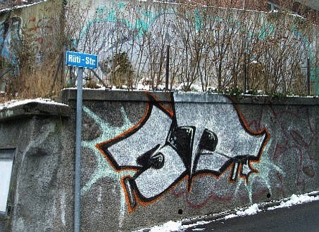 3R graffiti ecke bergstrasse rtistrasse zrich schweiz