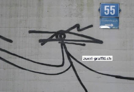 Harald Naegeli graffiti. The founder of European graffiti art