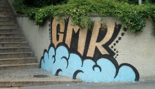 GMR graffiti gloriastrasse bei platte zrich schweiz