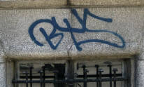 BYS graffiti tag zrich