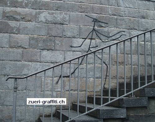 harald ngeli graffiti am seilergraben zrich. januiar 2009