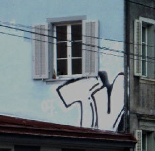 TV graffiti zrich seilergraben