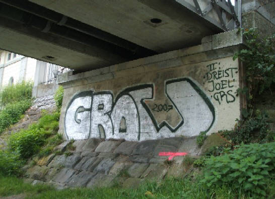 28.10.07. GROW graffiti an milirbrcke zrich
