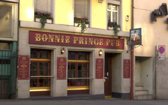 BONNIE PRINCE PUB ZUERICH, central square in zurich switzerland. das bonnie prince pub am zrcher central