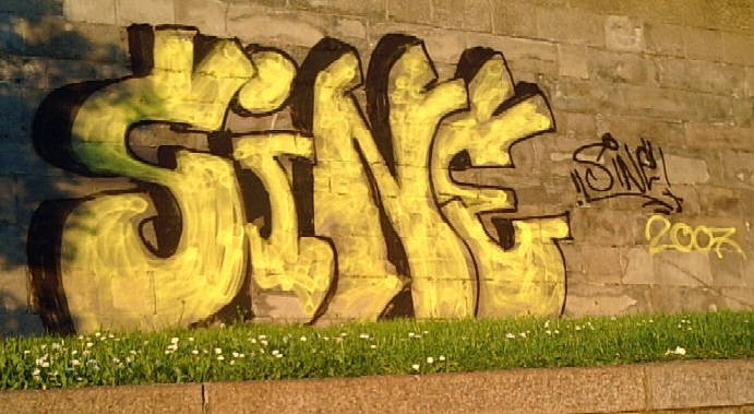 SINE graffiti zrich central