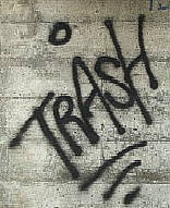 TRASH graffiti tag zrich schweiz