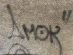 AMOK graffiti tag zrich schweiz