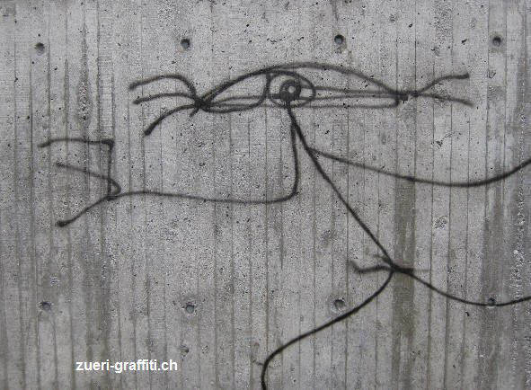 original harald naegeli streetart 2011, rmistrasse zrich, kunsthaus 