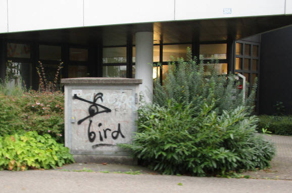 BIRD graffiti zrich
