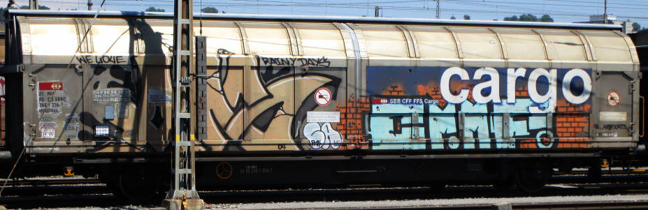 CMMF graffiti SBB gterwagen zrich