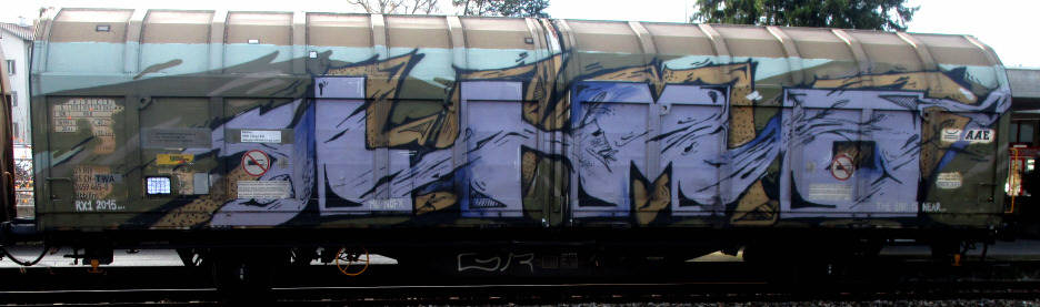 LIMO SBB-Gterwagen Graffiti Zrich