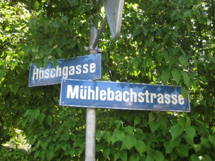 Ecke Hschgasse Mhlebachstrasse Zrich Seefeld