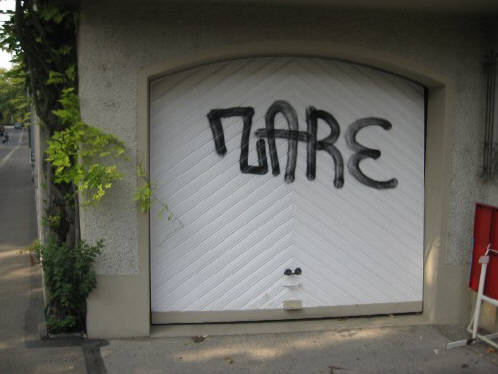 ZARE graffiti tag Promenadengasse Zrich