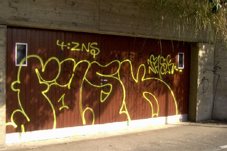 FASK graffiti garage zrich