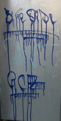 BLUESIDE GCZ grasshoppers club zrich graffiti tag