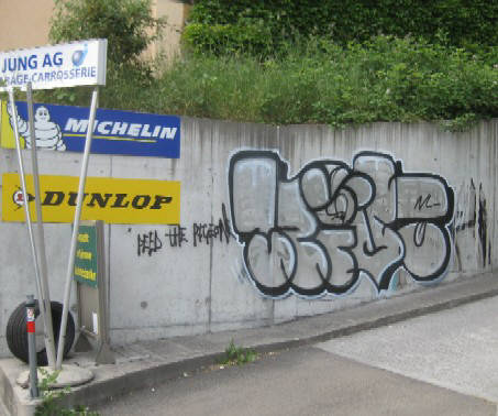 KIWY graffiti wasserwerkstrasse zrich wipkingen bei jung ag garage carrosserie