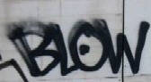 BLOW graffiti tag zrich schweiz